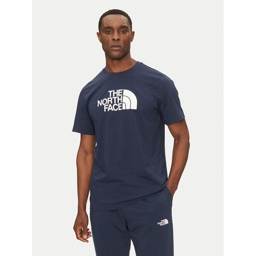 The North Face T-Shirt Easy NF0A8A6C Granatowy Regular Fit ze sklepu MODIVO w kategorii T-shirty męskie - zdjęcie 182685723