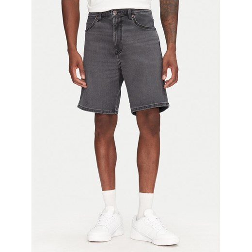 Wrangler Szorty jeansowe Frontier 112364834 Szary Relaxed Fit ze sklepu MODIVO w kategorii Spodenki męskie - zdjęcie 182685783