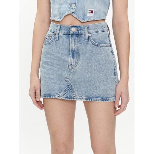 Tommy Jeans Spódnica jeansowa Izzie DW0DW17674 Niebieski Regular Fit ze sklepu MODIVO w kategorii Spódnice - zdjęcie 182685834