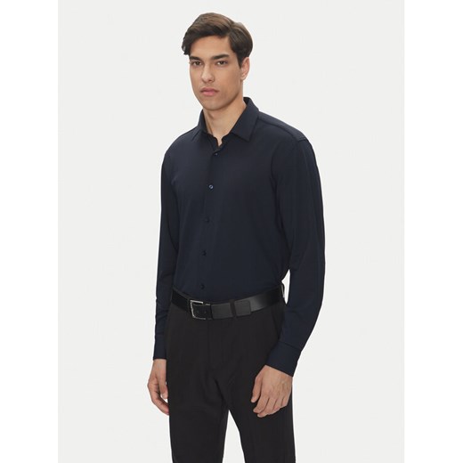 BOSS Koszula P-Hank 50539398 Granatowy Slim Fit ze sklepu MODIVO w kategorii Koszule męskie - zdjęcie 182685861