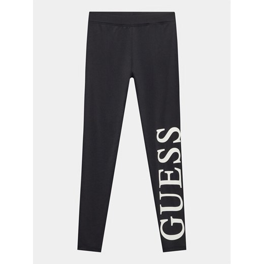 Guess Legginsy J3YB00 KBSV0 Czarny Slim Fit ze sklepu MODIVO w kategorii Spodnie dziewczęce - zdjęcie 182685882