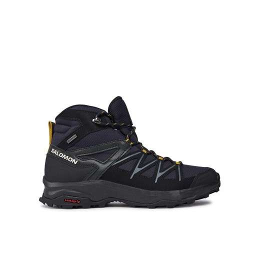 Salomon Trekkingi Daintree Mid Gtx GORE-TEX L41678400 Granatowy ze sklepu MODIVO w kategorii Buty trekkingowe męskie - zdjęcie 182685902