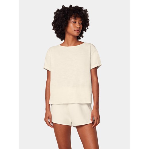 Triumph Szorty piżamowe Smart Active Infusion 10218291 Écru Relaxed Fit ze sklepu MODIVO w kategorii Piżamy damskie - zdjęcie 182685951