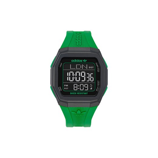 adidas Zegarek Tech One AOST24566 Zielony ze sklepu MODIVO w kategorii Zegarki - zdjęcie 182685971