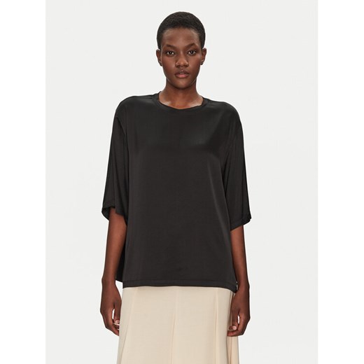 ViCOLO Bluzka TD0013 Czarny Relaxed Fit ze sklepu MODIVO w kategorii Bluzki damskie - zdjęcie 182686002