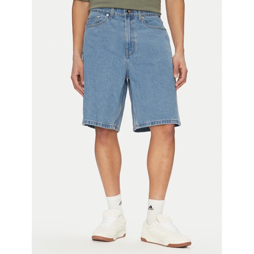 Vans Szorty jeansowe Check-5 VN000C9V Niebieski Baggy Fit ze sklepu MODIVO w kategorii Spodenki męskie - zdjęcie 182686024