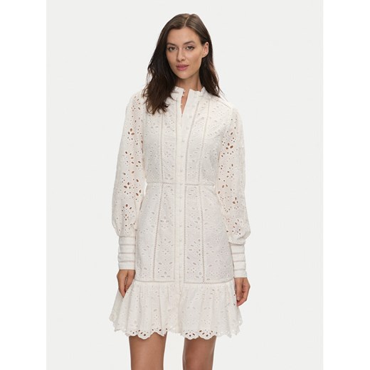 YAS Sukienka koktajlowa Alessia 26034658 Biały Regular Fit ze sklepu MODIVO w kategorii Sukienki - zdjęcie 182686100