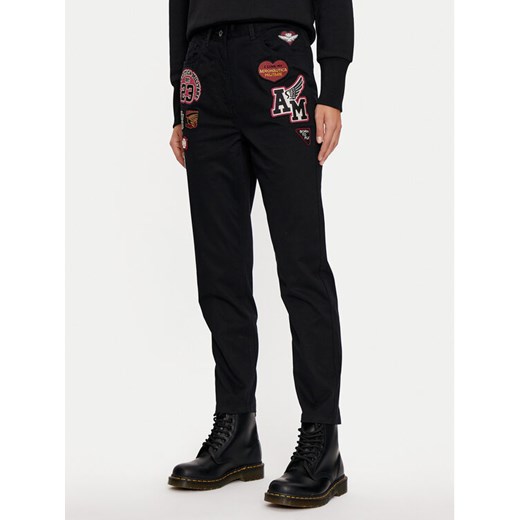 Aeronautica Militare Spodnie materiałowe 242PA1623DCT3406 Czarny Regular Fit Aeronautica Militare 46 MODIVO