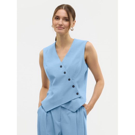 Vero Moda Kamizelka Liba 10324631 Błękitny Regular Fit ze sklepu MODIVO w kategorii Kamizelki damskie - zdjęcie 182686234