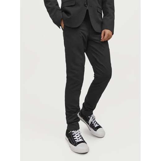 Jack&Jones Junior Spodnie materiałowe Solar 12203547 Czarny Slim Fit ze sklepu MODIVO w kategorii Spodnie chłopięce - zdjęcie 182686241