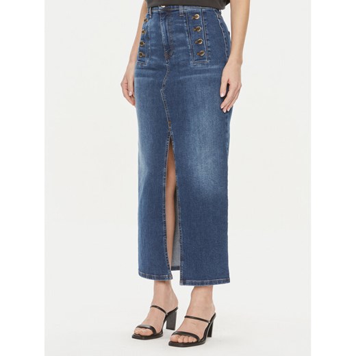 ViCOLO Spódnica jeansowa DB5056 Niebieski Regular Fit ze sklepu MODIVO w kategorii Spódnice - zdjęcie 182686250