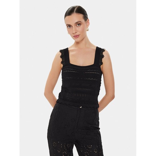 Morgan Top 241-MNOA Czarny Regular Fit ze sklepu MODIVO w kategorii Bluzki damskie - zdjęcie 182686404