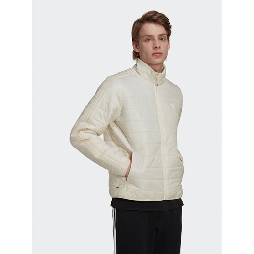 adidas Kurtka przejściowa Padded Stand Collar HL9214 Beżowy Standard Fit ze sklepu MODIVO w kategorii Kurtki męskie - zdjęcie 182686412