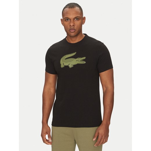 Lacoste T-Shirt TH2042 Czarny Regular Fit ze sklepu MODIVO w kategorii T-shirty męskie - zdjęcie 182686500