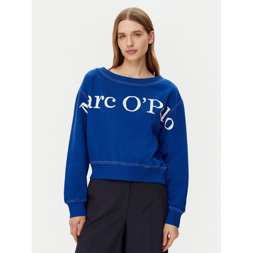Marc O'Polo Bluza 502 4073 54067 Niebieski Regular Fit ze sklepu MODIVO w kategorii Bluzy damskie - zdjęcie 182686550