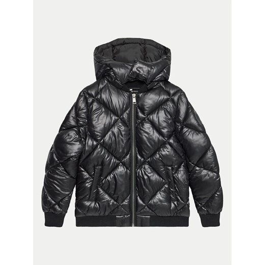 Guess Kurtka puchowa L4BL00 WEGY0 Czarny Regular Fit ze sklepu MODIVO w kategorii Kurtki chłopięce - zdjęcie 182686562