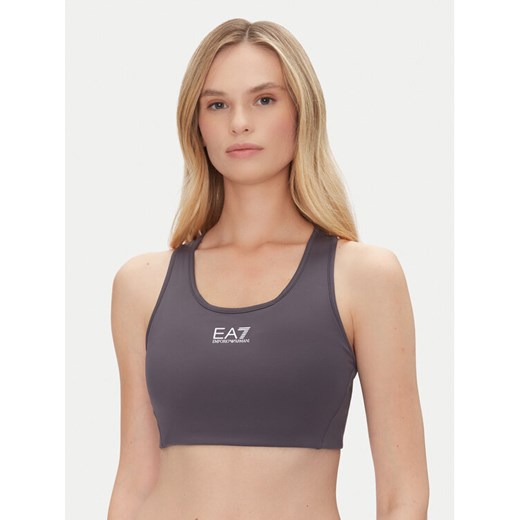 EA7 Emporio Armani Biustonosz sportowy 7W000231 AF12625 U8115 Szary ze sklepu MODIVO w kategorii Biustonosze - zdjęcie 182686570