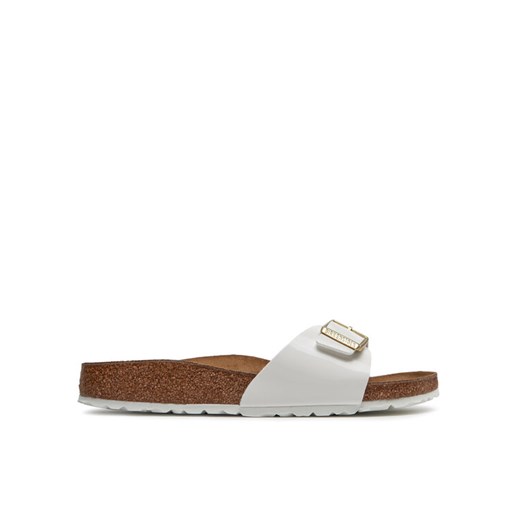 Birkenstock Klapki Madrid 1005310 Biały ze sklepu MODIVO w kategorii Klapki damskie - zdjęcie 182686571
