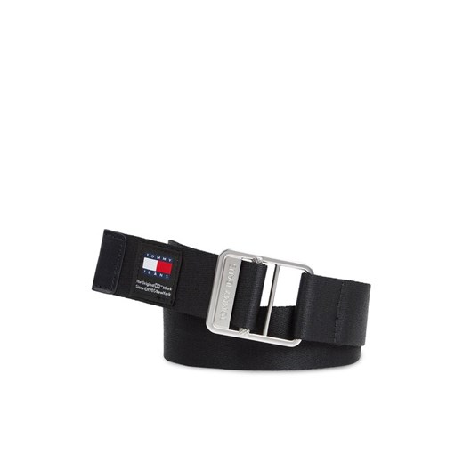 Tommy Jeans Pasek Męski Tjm Webbing 3.5 AM0AM12341 Czarny ze sklepu MODIVO w kategorii Paski męskie - zdjęcie 182686583