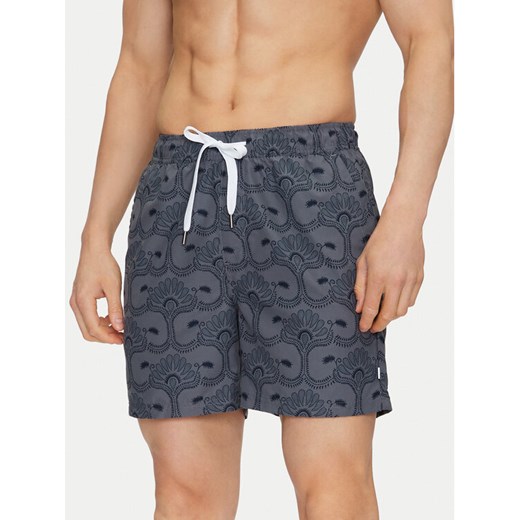 Resteröds Szorty kąpielowe Willy 55251 6460 Szary Regular Fit ze sklepu MODIVO w kategorii Kąpielówki - zdjęcie 182686651