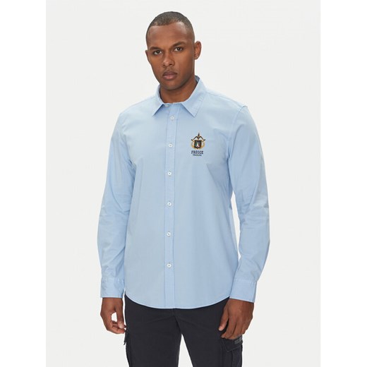 Aeronautica Militare Koszula 251CA1261CT3288 Błękitny Regular Fit ze sklepu MODIVO w kategorii Koszule męskie - zdjęcie 182686703