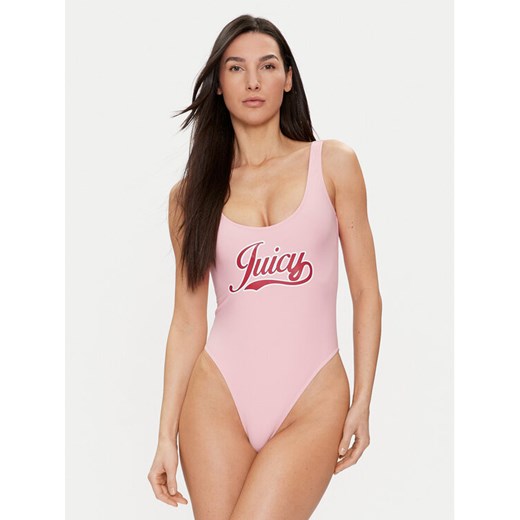 Juicy Couture Strój kąpielowy Retro Devina JCITS223204 Różowy ze sklepu MODIVO w kategorii Stroje kąpielowe - zdjęcie 182686731