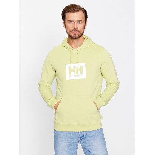 Helly Hansen Bluza Hh Box 53289 Zielony Regular Fit ze sklepu MODIVO w kategorii Bluzy męskie - zdjęcie 182686804