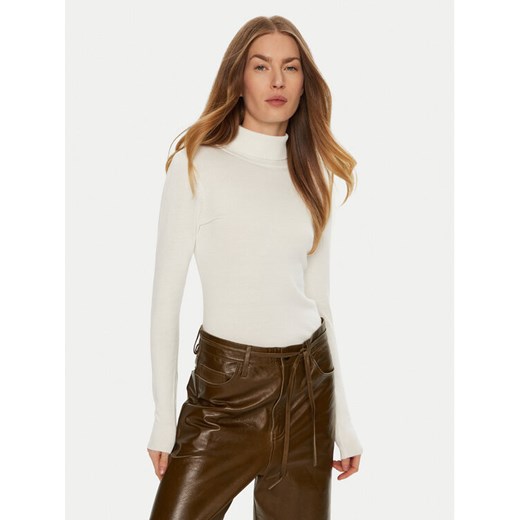 ACCESS FASHION Golf 44-8074 Biały Slim Fit ze sklepu MODIVO w kategorii Swetry damskie - zdjęcie 182686843