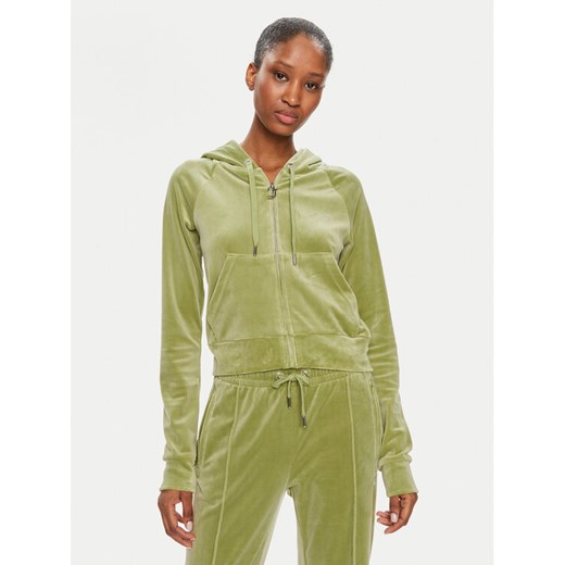Juicy Couture Bluza Madison JCWA122001 Zielony Slim Fit Juicy Couture XS MODIVO