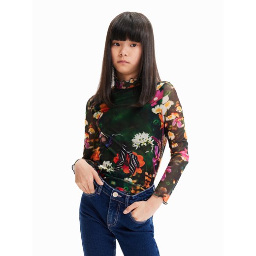 Desigual Bluzka 23WGTK19 Kolorowy Regular Fit ze sklepu MODIVO w kategorii Bluzki dziewczęce - zdjęcie 182687103