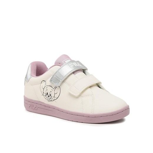 Fila Sneakersy Wb Crosscourt 2 Nt Low Kids FFK0096.13159 Biały ze sklepu MODIVO w kategorii Trampki dziecięce - zdjęcie 182687161