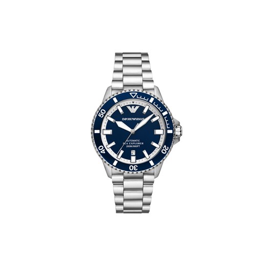 Emporio Armani Zegarek Sea Explorer AR60079 Srebrny ze sklepu MODIVO w kategorii Zegarki - zdjęcie 182687203