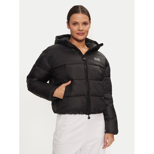 EA7 Emporio Armani Kurtka zimowa 6DTB17 TNGPZ 0210 Czarny Relaxed Fit ze sklepu MODIVO w kategorii Kurtki damskie - zdjęcie 182687214