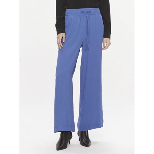 Marella Spodnie materiałowe Ribelle 2413131134 Niebieski Regular Fit ze sklepu MODIVO w kategorii Spodnie damskie - zdjęcie 182687242