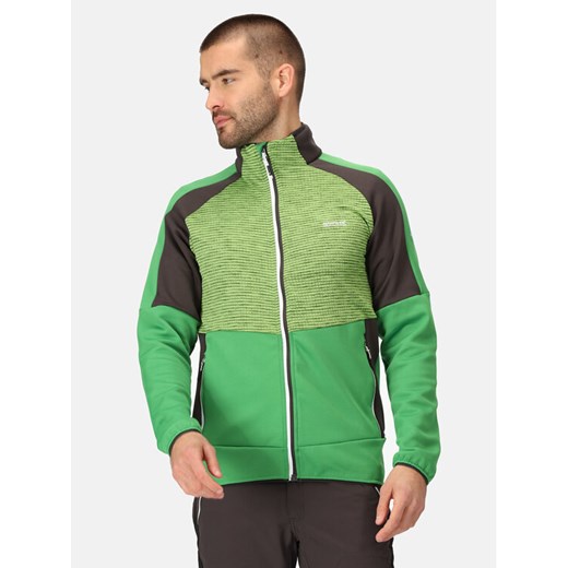 Regatta Kurtka softshell Yare VII RML242 Zielony Regular Fit ze sklepu MODIVO w kategorii Kurtki męskie - zdjęcie 182687300