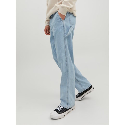 Jack&Jones Jeansy Eddie 12229556 Błękitny Loose Fit ze sklepu MODIVO w kategorii Jeansy męskie - zdjęcie 182687301