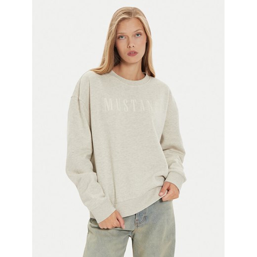 Mustang Bluza Lindsey 1015262 Szary Regular Fit ze sklepu MODIVO w kategorii Bluzy damskie - zdjęcie 182687303