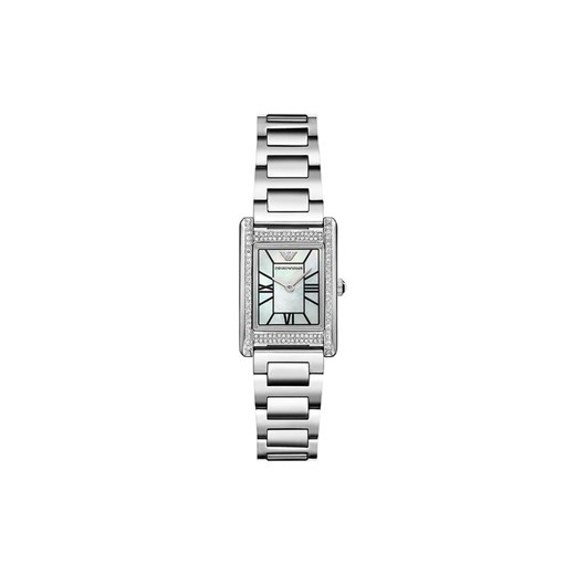 Emporio Armani Zegarek Genni AR11625 Srebrny ze sklepu MODIVO w kategorii Zegarki - zdjęcie 182687372