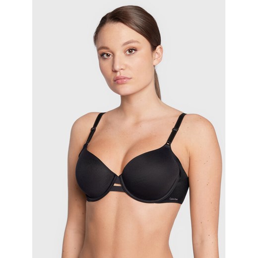 Calvin Klein Underwear Biustonosz bezszwowy 000QF1184E Czarny ze sklepu MODIVO w kategorii Biustonosze - zdjęcie 182687414