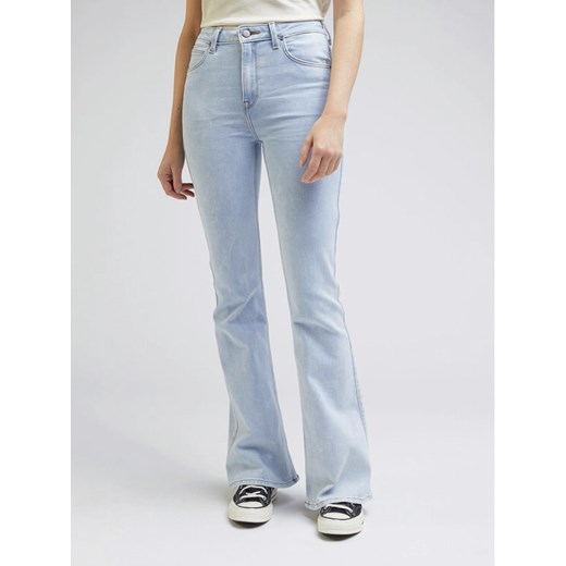 Lee Jeansy Breese L32YGUB44 112330579 Błękitny Flare Fit ze sklepu MODIVO w kategorii Jeansy damskie - zdjęcie 182687460