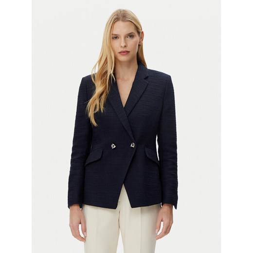 BOSS Marynarka Jatawa2 50535931 Granatowy Slim Fit ze sklepu MODIVO w kategorii Marynarki damskie - zdjęcie 182687481