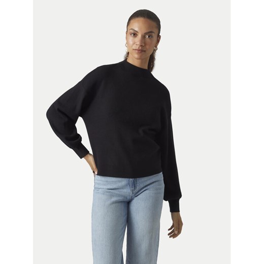 Vero Moda Sweter Nancy 10290748 Czarny Regular Fit ze sklepu MODIVO w kategorii Swetry damskie - zdjęcie 182687593