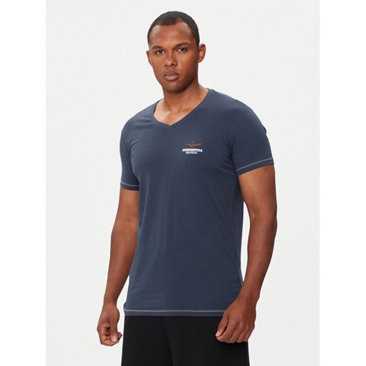 Aeronautica Militare T-Shirt AM1UTI004 Granatowy Regular Fit ze sklepu MODIVO w kategorii T-shirty męskie - zdjęcie 182687603