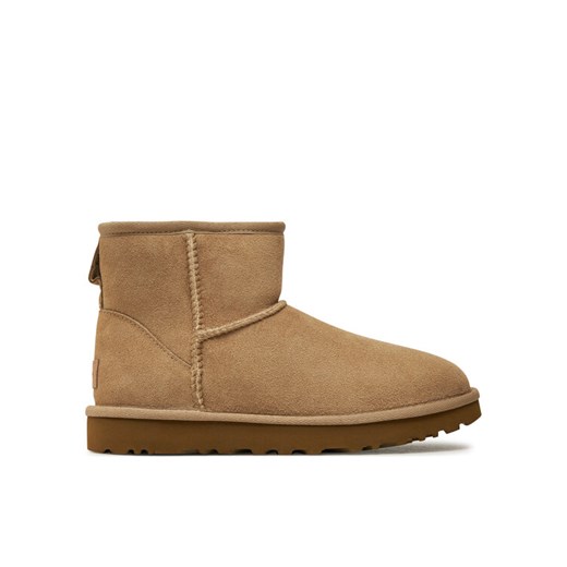 Ugg Śniegowce W Classic Mini II 1016222 Beżowy ze sklepu MODIVO w kategorii Śniegowce damskie - zdjęcie 182687643