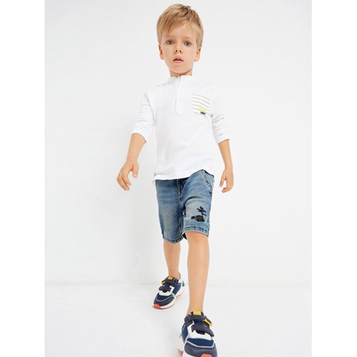 Mayoral Szorty jeansowe 3228 Niebieski Regular Fit ze sklepu MODIVO w kategorii Spodenki chłopięce - zdjęcie 182687662