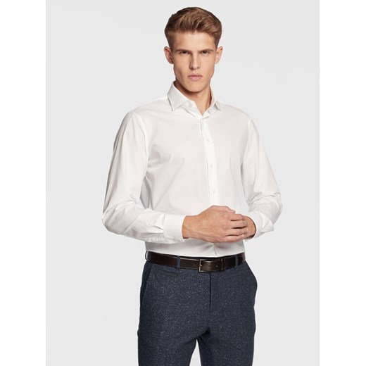 Michael Kors Koszula MD0MD90435 Biały Modern Fit ze sklepu MODIVO w kategorii Koszule męskie - zdjęcie 182687710
