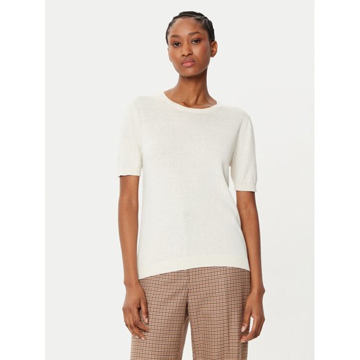 Weekend Max Mara Sweter Zibetto 2515361041 Écru Regular Fit ze sklepu MODIVO w kategorii Swetry damskie - zdjęcie 182687740