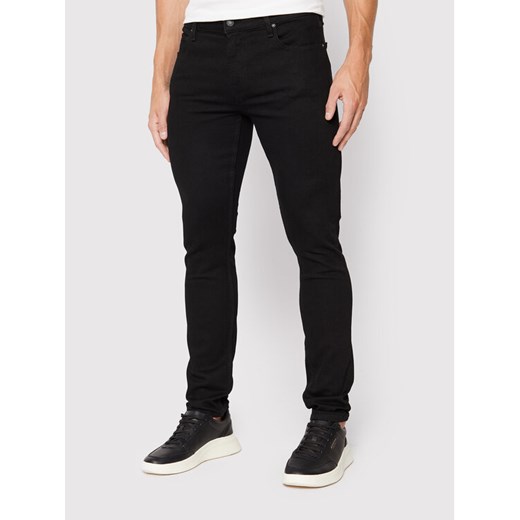 Guess Jeansy Chris M2YA27 D4Q51 Czarny Super Skinny Fit ze sklepu MODIVO w kategorii Jeansy męskie - zdjęcie 182687781