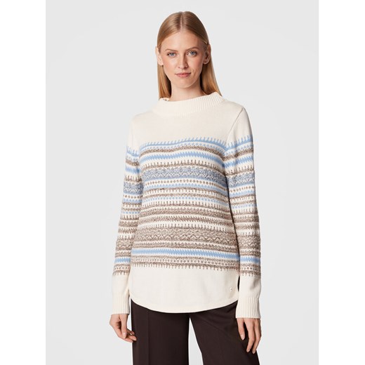 Olsen Sweter Henny 11003810 Beżowy Regular Fit ze sklepu MODIVO w kategorii Swetry damskie - zdjęcie 182687814