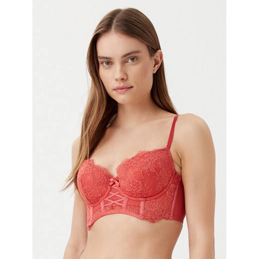 Hunkemöller Biustonosz push-up Arabella 206386 Czerwony ze sklepu MODIVO w kategorii Biustonosze - zdjęcie 182687831